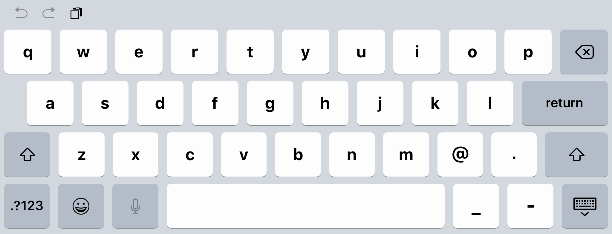 Apple keyboard – Handy tip