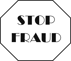 Stop Fraud sign